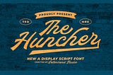 The Huncher Font
