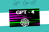 GPT-4 Revolution in AI World