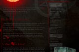 website screenshot with dark gray unreadable content on very dark background