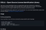 Using Machine Learning for Open Source License Identification