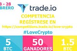 Un repaso sobre la filosofía de Trade.IO, su plataforma y su concurso por 5 BTC