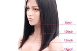 Wigs Natural Dark Wavy Brazilian Remy Glueless Human Hair Wigs Ellen Wille