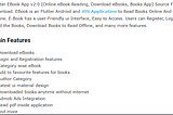 Flutter ebook app