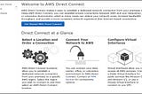 AWS DIRECT CONNECT
