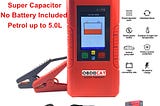 Get A+ Car Jump Starter C158 C-158 12V Battery Power Bank No Battery Inside Super Capacitor…