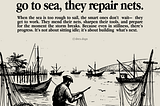 When Fishermen Cannot Go to Sea, They Repair Nets