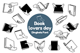 Book Lovers Day Font