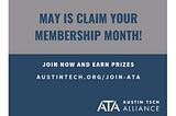 May is Claim Your Membership Month — With Prizes!