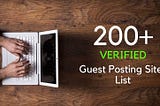 Top 50 Free Guest Posting Sites Where You Can Publish Guest Posts in 2024