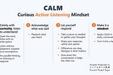 How to Make Active Listening a Habit with CALM
