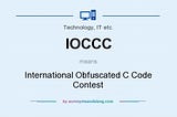 Jim Hague and his code for the IOCCC