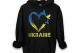 Ukraine Flag Heart Ukrainian Lovers T Shirt shirt — mizeshirt