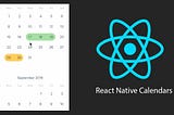 Setup Calendar in a React-Native Project