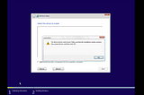 Troubleshooting windows installation error “No device drivers were found.”