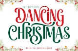 Dancing Christmas Font