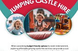 cheap jumping castle hire