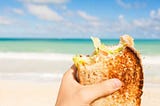 Comer na praia - refeições praticas e saudáveis