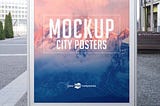 259+ Street Poster Mockup Free Psd Template Download