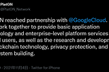 Read | PlatON and Google Cloud Become Partners, Significantly