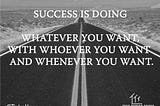 What success means