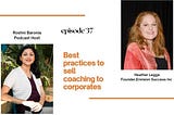 Best practices to sell coaching to corporates