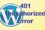 401 unauthorized