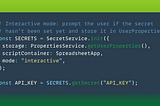 SecretService: Library for Storing Secrets in Google Apps Script
