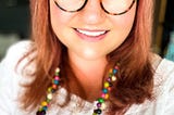 Mandy Charlton wears a gorgeous acai berry necklace, eco friendly from Philomena's Gift Boutique, a gift boutique full of gorgeous things for you and your home