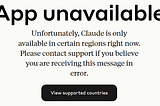 How to Fix Claude AI “App Unavailable” Error