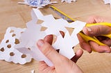Explore Math with Paper Snowflake Art