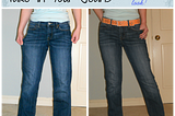 Tutorial: How to Resize Your Jeans to Make them Skinnier