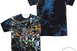 Justice League “Forever Evil” All-Over Print Shirt: Villainous Vibes