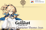 [Chrome Theme] Jean Theme for Genshin Impact Free Download