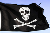 pirates, flag, skull