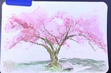 cherry blossoms, passing