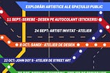 Participă la atelierele creative „Explorări artistice ale spațiului public”