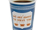 NYC Greek Coffee Cup