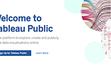 Tableau Public nueva homepage ya está aquí !!!