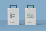 142+ Free Download +20 Paper Shopping Bag Mockup Psd References Template