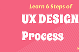 Step by Step Guide of UX Design Process.