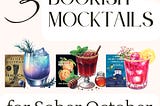 3 Bookish Mocktails for Sober October