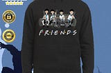 The Beatles Friends TV show shirt