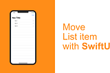 Move List item with SwiftUI