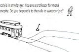 On the trolley problem and moral considerations.