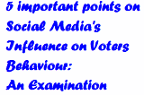 Voters behavior on Social Media’s Influence 5 important points: An Examination