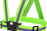 Gilet de Sécurité Vélo+ 2 PCS Bracelets de Sécurité,Gilet Réfléchissant de Course Visibilité Réglable Brassard Gilet de Sécurité pour Jogging en Plein Air Cyclisme Marche Randonnée Motos Hommes Femmes