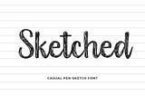 Sketched Font