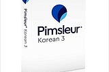 Pimsleur Korean Level 3 CD: Learn to Speak and Understand Korean with Pimsleur Language Programs