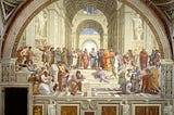 “School of Athens” painting by Raphael, 1511