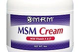 MRM, MSM Cream, Net Wt. 4 Oz.